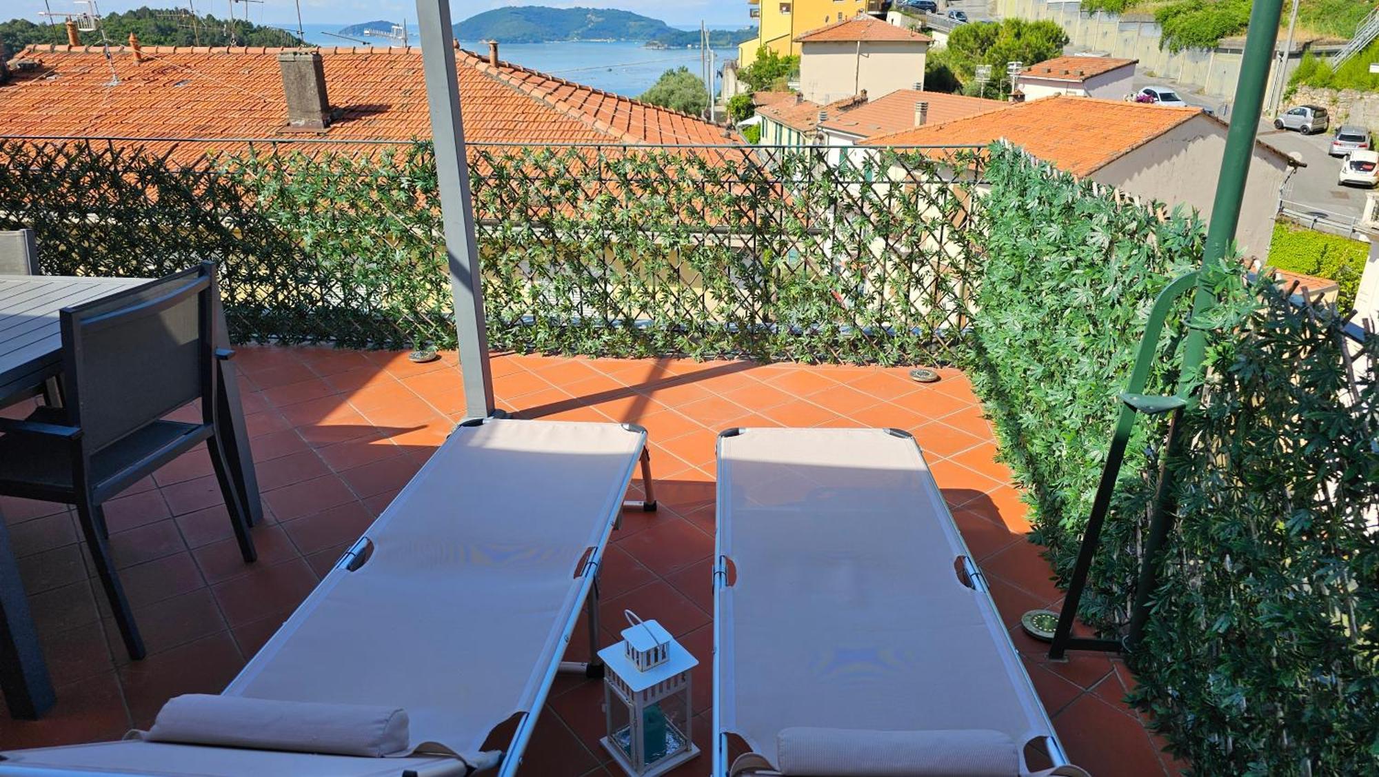 Apartament La Terrazza Sul Golfo Dei Poeti Con Vista Mare Pitelli Zewnętrze zdjęcie